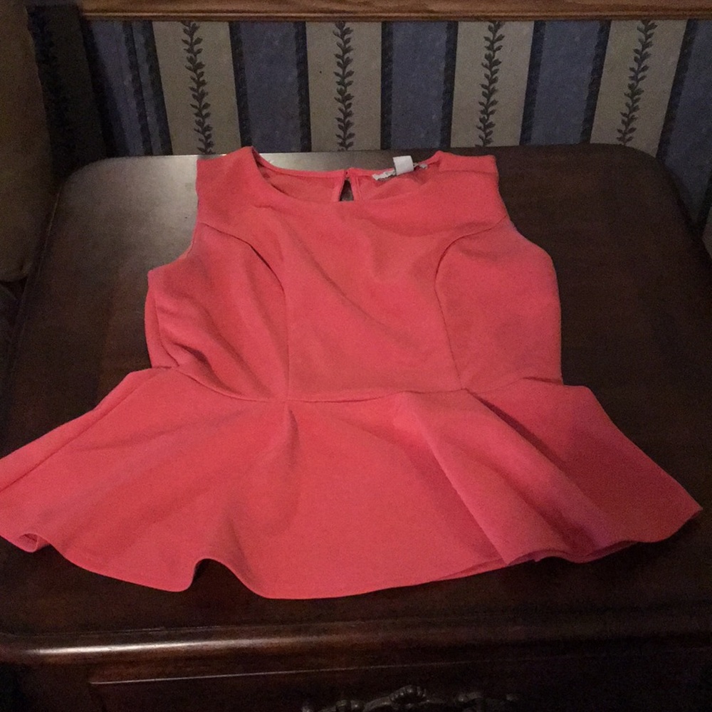 Forever 21, light pink, tulip tank top